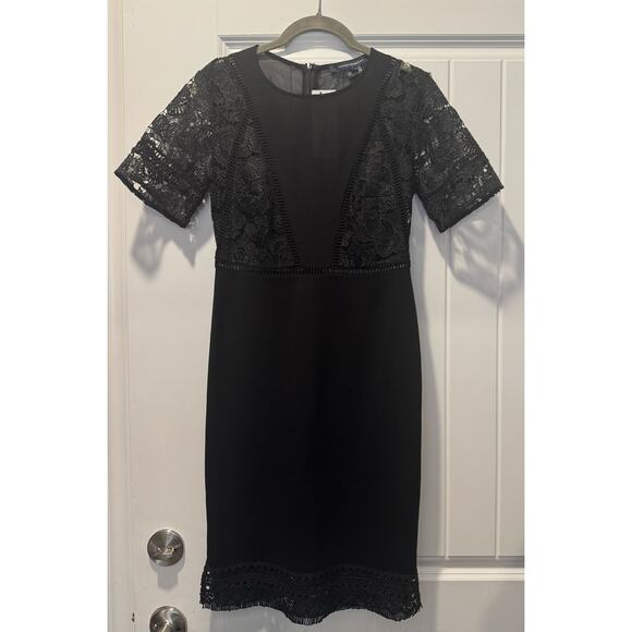 FRENCH CONNECTION‎ Viola Lula Lace Dress, Size 8 - Picture 5 of 6
